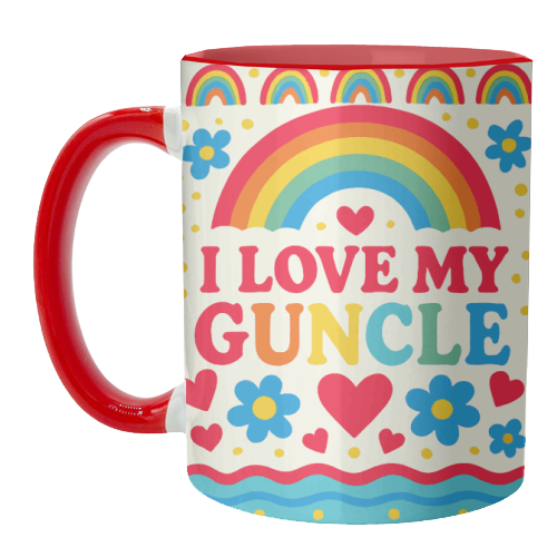 I LOVE MY GUNCLE - unique mug by Ms Doodle