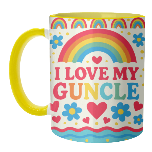 I LOVE MY GUNCLE - unique mug by Ms Doodle