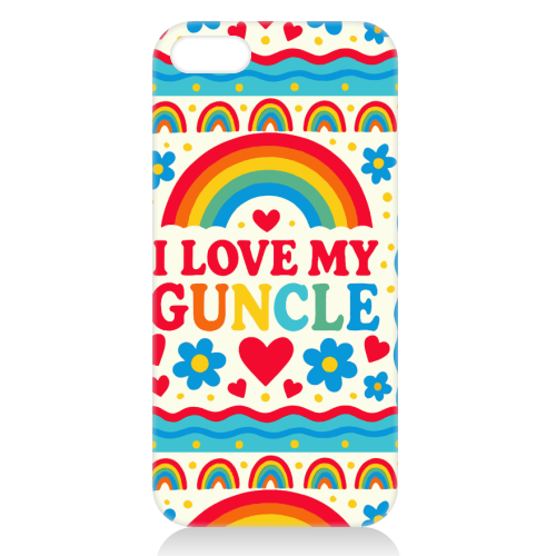 I LOVE MY GUNCLE - unique phone case by Ms Doodle