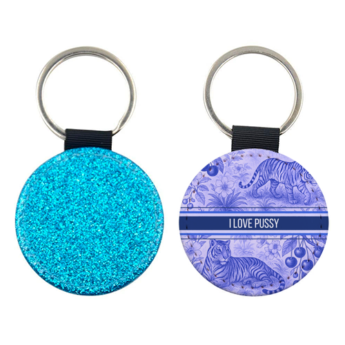 i love pussy - keyring by Lilly Rose