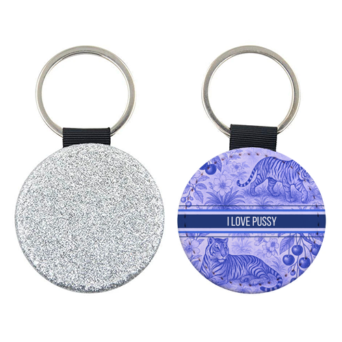 i love pussy - keyring by Lilly Rose
