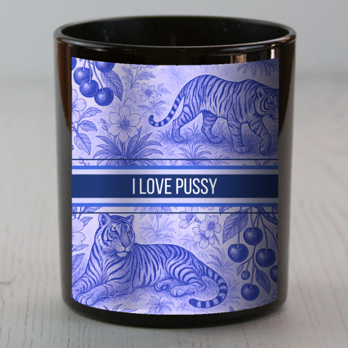 i love pussy - scented candle by Lilly Rose