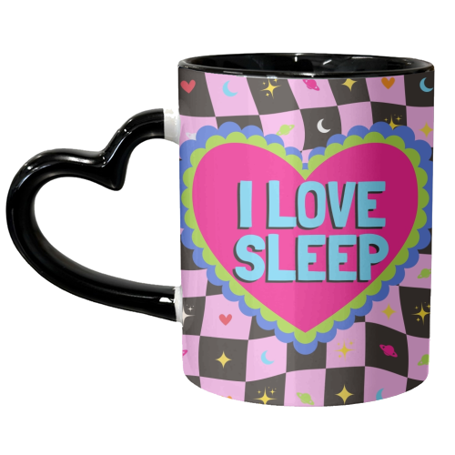I LOVE SLEEP - unique mug by Lilly Rose