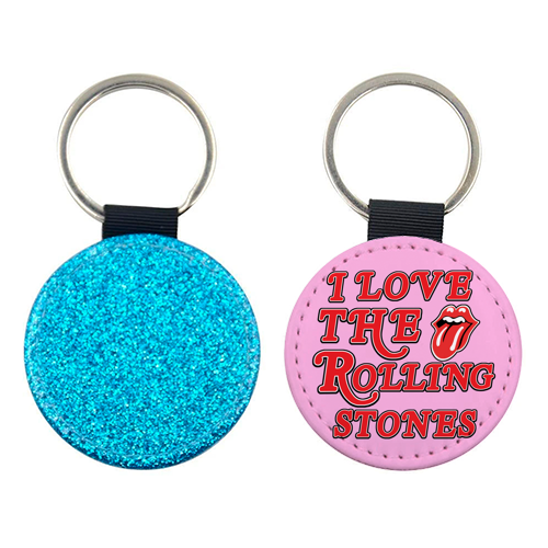 I love the Rolling Stones - keyring by Lilly Rose
