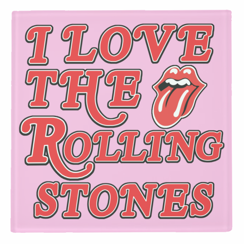 I love the Rolling Stones - personalised beer coaster by Lilly Rose