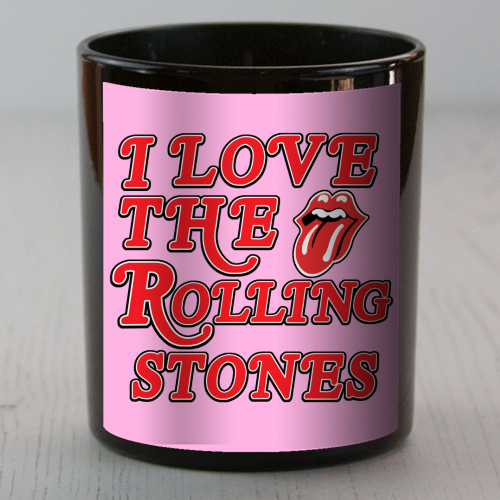 I love the Rolling Stones - scented candle by Lilly Rose