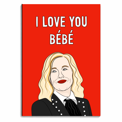 I love You Bébé - personalised A4, A5, A6 notebook by Adam Regester