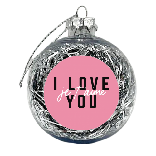 I Love You - xmas bauble by The Native State