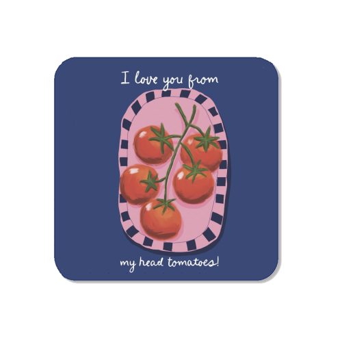I love you from my head tomatoes - Magnet by Giddy Kipper