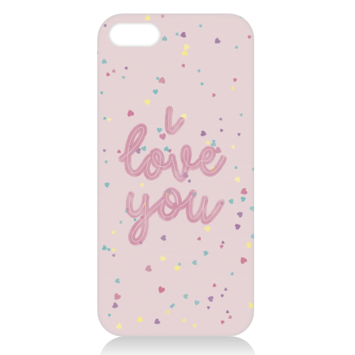 I love you - unique phone case by Cheryl Boland