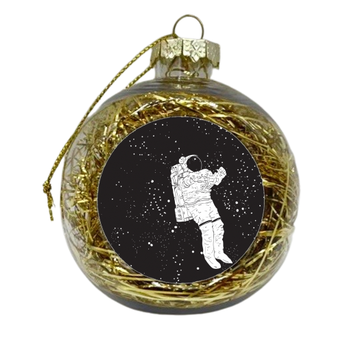 I need space - xmas bauble by Phie Hackett