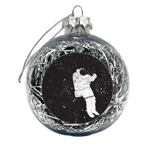 I need space - xmas bauble by Phie Hackett