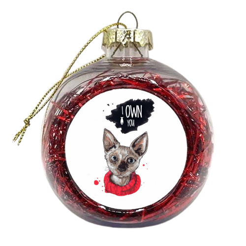 I Own You - xmas bauble by Gaz is a Cookie