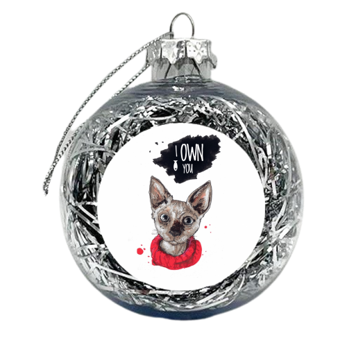 I Own You - xmas bauble by Gaz is a Cookie