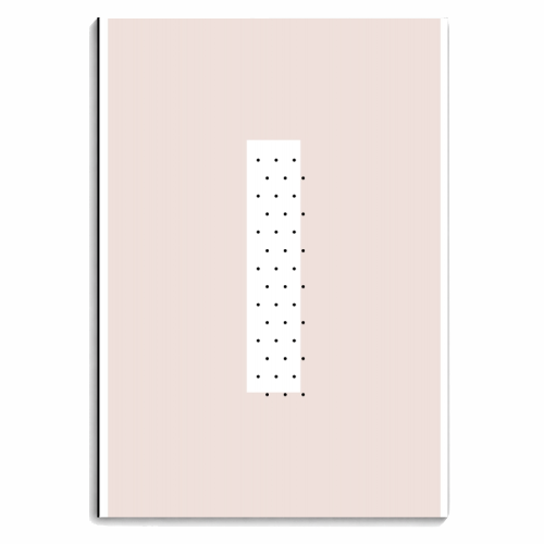 I Polka Dot Initial - personalised A4, A5, A6 notebook by Toni Scott