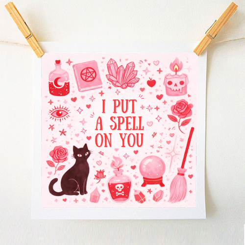 I put a spell on you - A1 - A4 art print by Lilly Rose