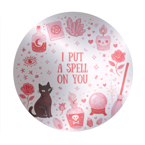 I put a spell on you - Circle Sticker by Lilly Rose