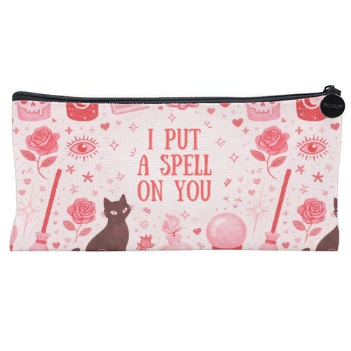 I put a spell on you - flat pencil case by Lilly Rose