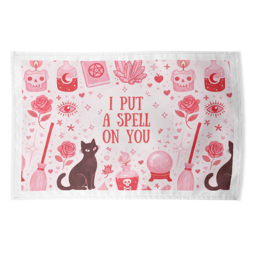 I put a spell on you - funny tea towel by Lilly Rose