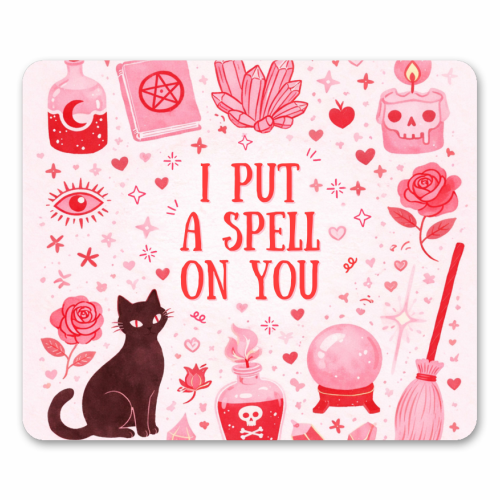 I put a spell on you - mouse mat by Lilly Rose