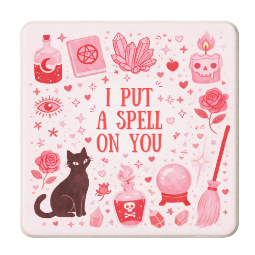 I put a spell on you - personalised beer coaster by Lilly Rose