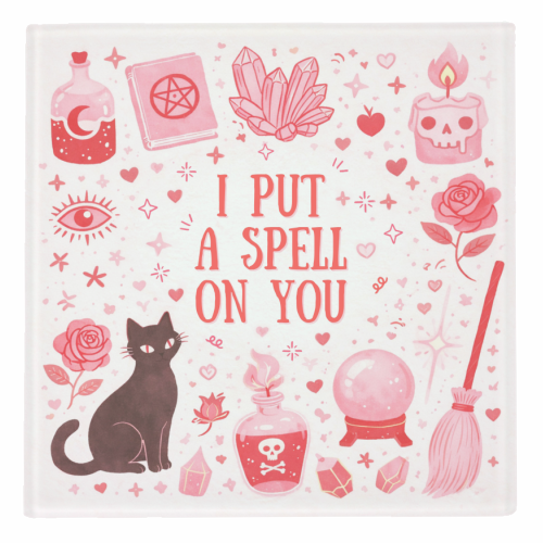 I put a spell on you - personalised beer coaster by Lilly Rose