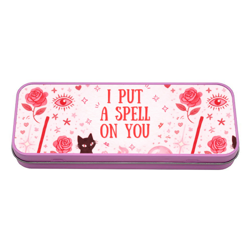 I put a spell on you - tin pencil case by Lilly Rose
