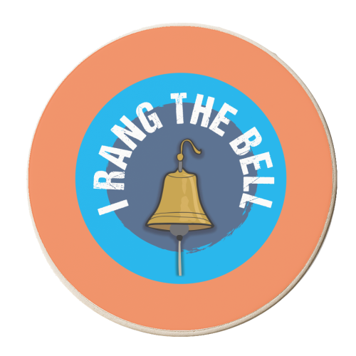 I RANG THE BELL - personalised beer coaster by Mad Philomena