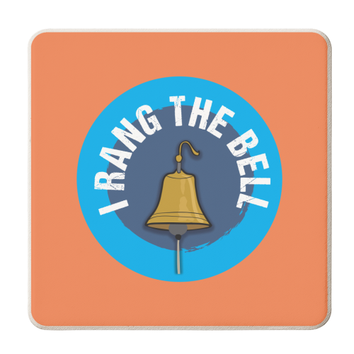 I RANG THE BELL - personalised beer coaster by Mad Philomena