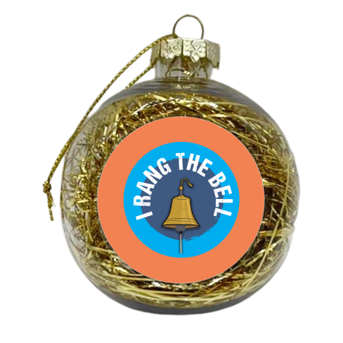 I RANG THE BELL - xmas bauble by Mad Philomena