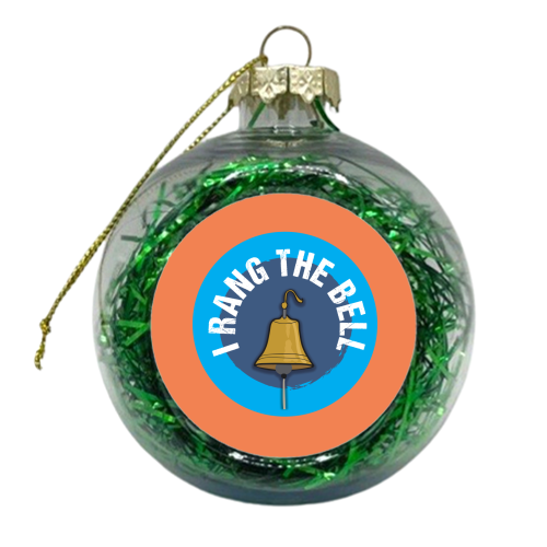 I RANG THE BELL - xmas bauble by Mad Philomena