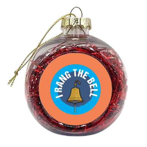 I RANG THE BELL - xmas bauble by Mad Philomena