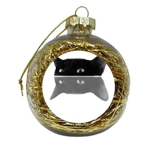 I see you - xmas bauble by DejaReve