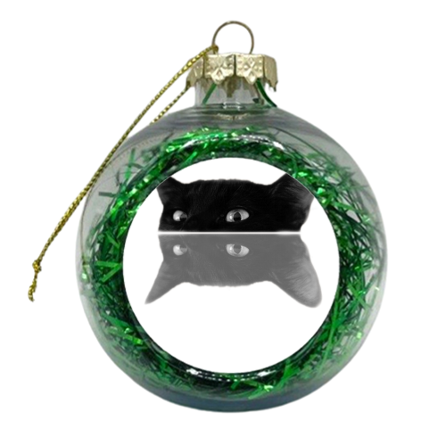 I see you - xmas bauble by DejaReve