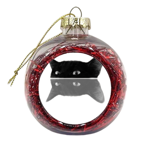 I see you - xmas bauble by DejaReve