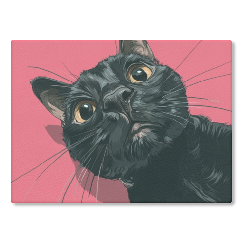 I smell poop. - glass chopping board by DejaReve