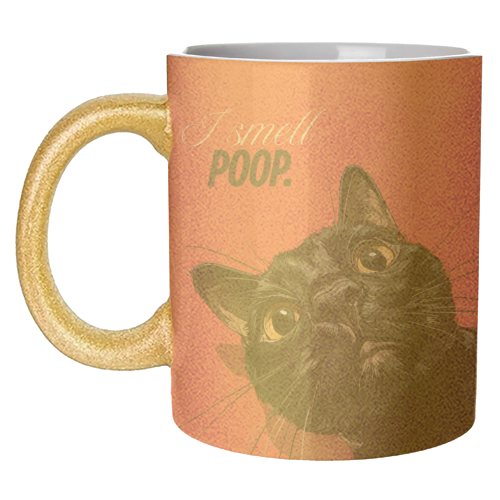I smell poop. - unique mug by DejaReve