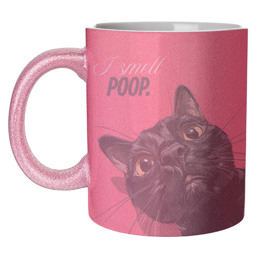 I smell poop. - unique mug by DejaReve