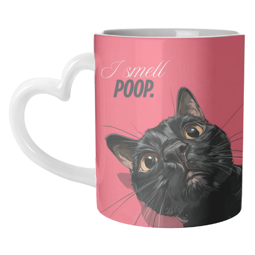 I smell poop. - unique mug by DejaReve