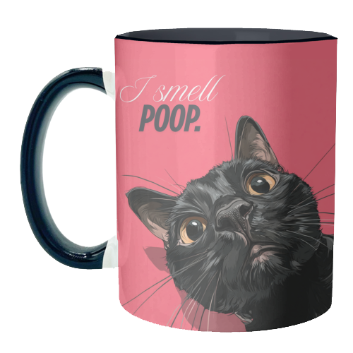 I smell poop. - unique mug by DejaReve
