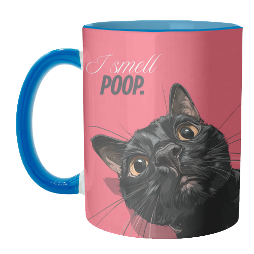 I smell poop. - unique mug by DejaReve
