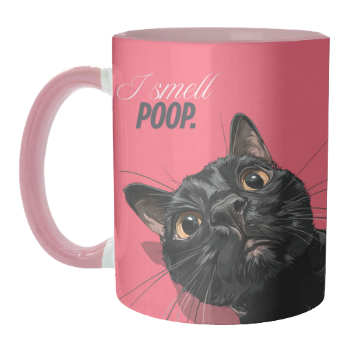 I smell poop. - unique mug by DejaReve
