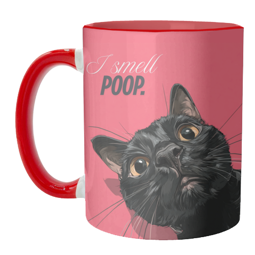 I smell poop. - unique mug by DejaReve