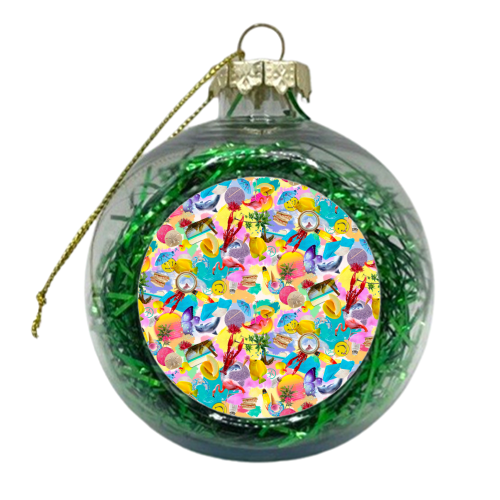 I Spy Series - Summer High - xmas bauble by Lisa Wardle