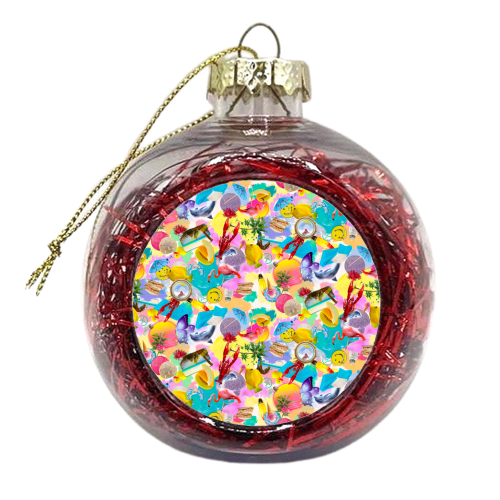 I Spy Series - Summer High - xmas bauble by Lisa Wardle