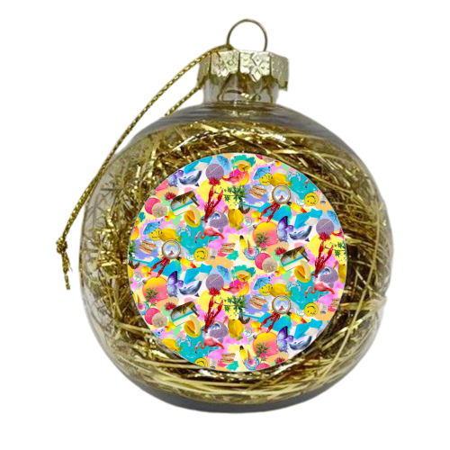 I Spy Series - Summer High - xmas bauble by Lisa Wardle