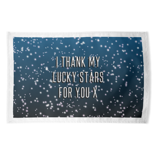 I Thank My Lucky Stars For You - funny tea towel by Adam Regester