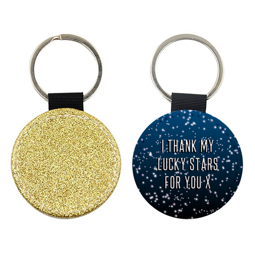 I Thank My Lucky Stars For You - keyring by Adam Regester