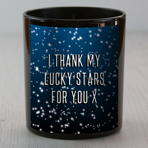 I Thank My Lucky Stars For You - scented candle by Adam Regester