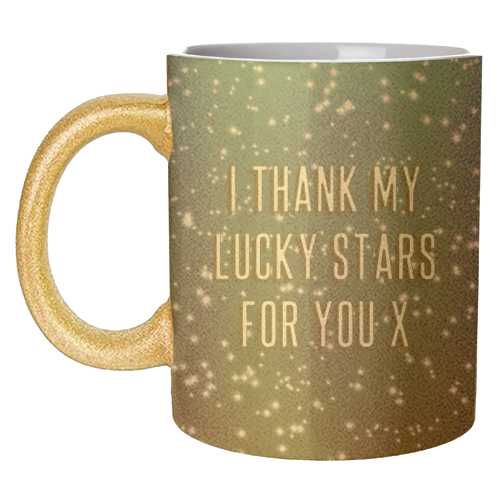 I Thank My Lucky Stars For You - unique mug by Adam Regester